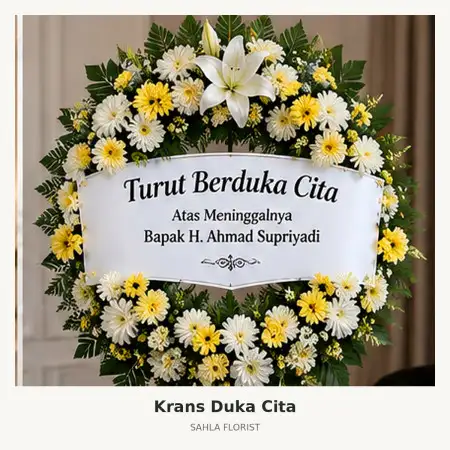 Krans Bunga Duka Semarang Utara